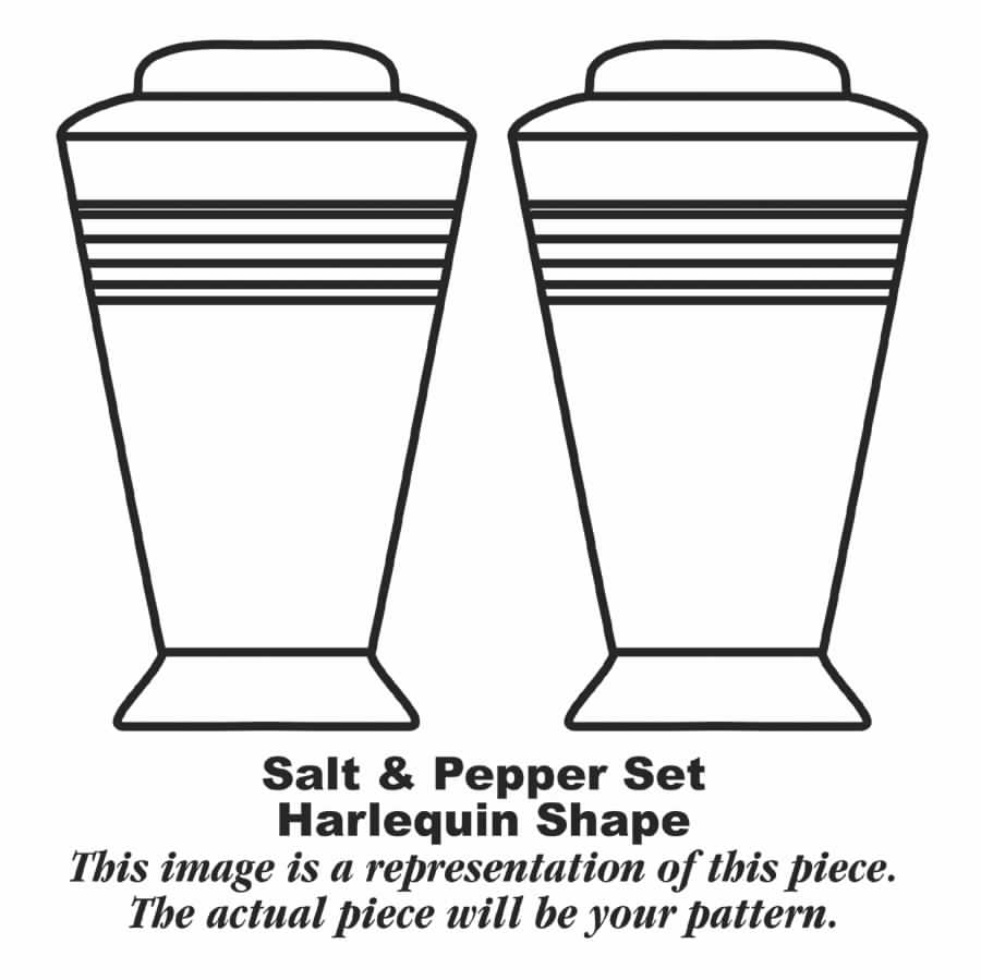 Harlequin Spruce Green Salt & Pepper Set by Homer Laughlin -1