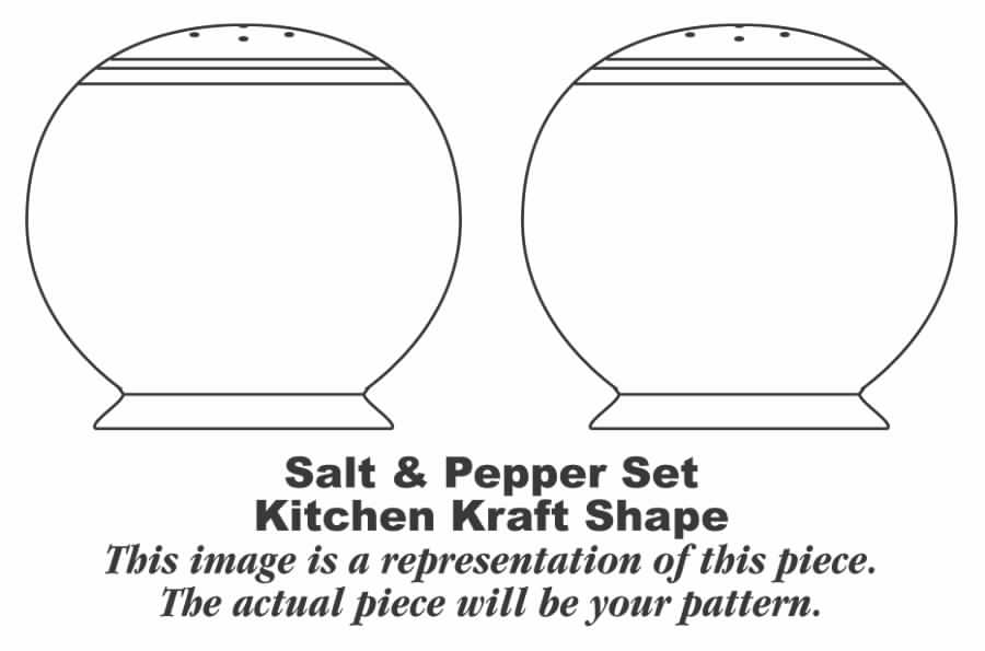 Fiesta Kitchen Kraft Salt & Pepper Set by Homer Laughlin -1