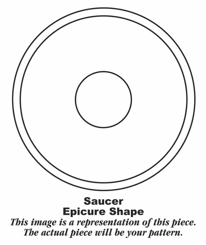 Epicure Snow White Saucer by Homer Laughlin -1