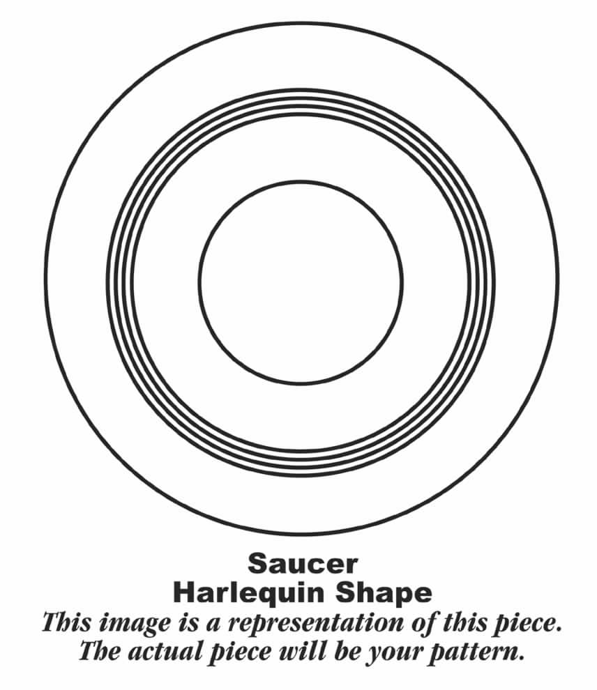 Harlequin Red Saucer by Homer Laughlin -1