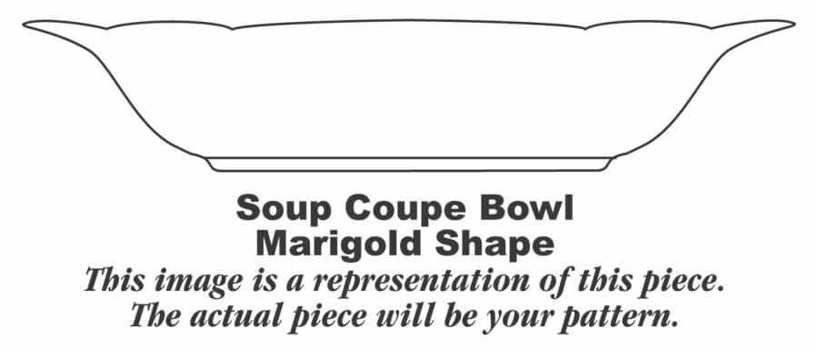 Springtime (Marigold) Coupe Soup Bowl by Homer Laughlin -1