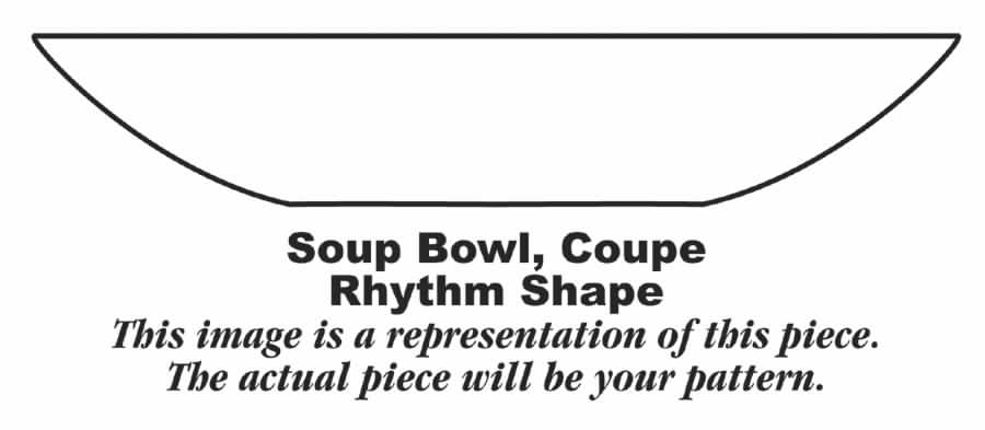Rhythm Green (Chartreuse) Coupe Soup Bowl by Homer Laughlin -1