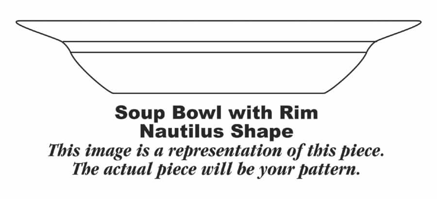 HLC625 Rim Soup Bowl by Homer Laughlin -1