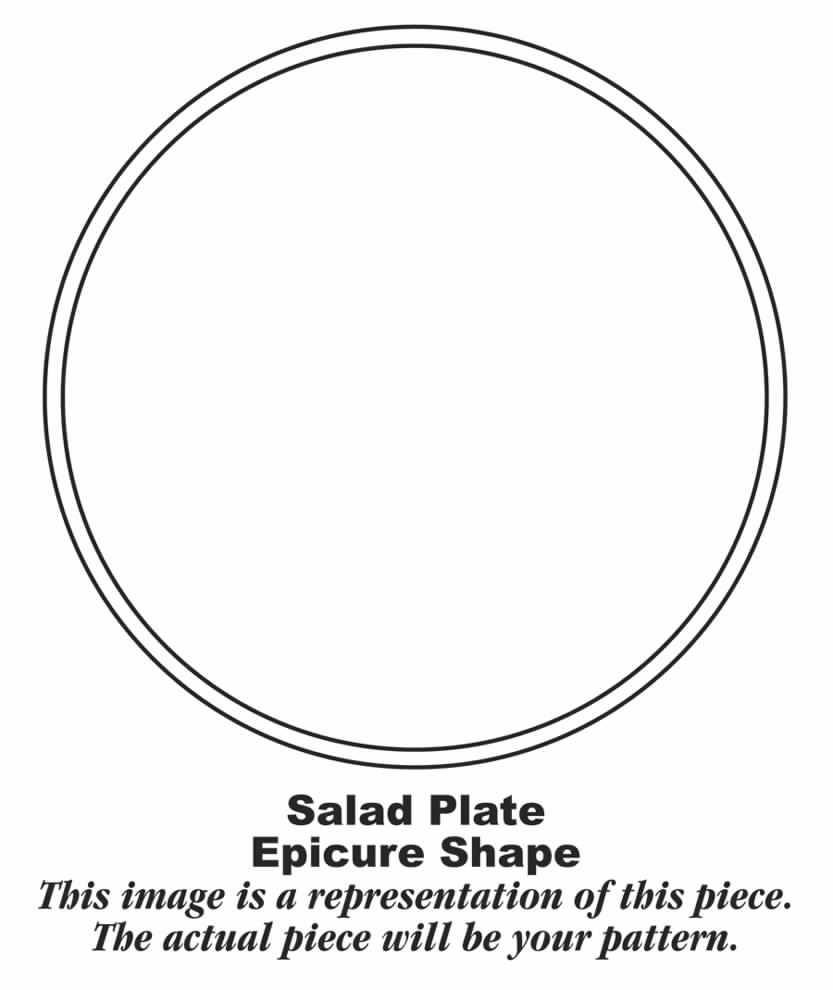 Epicure Dawn Pink Salad Plate by Homer Laughlin -1