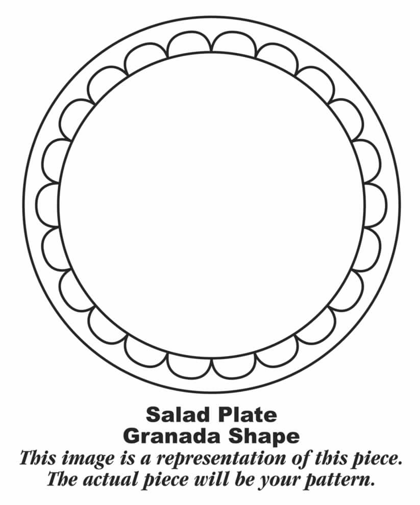 Gold Cortez Salad Plate by Homer Laughlin -1