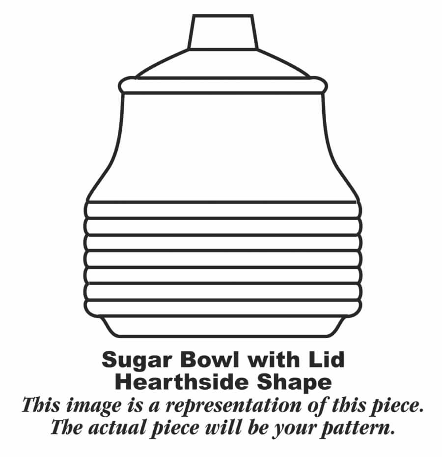 HLC863 Sugar Bowl & Lid by Homer Laughlin -1