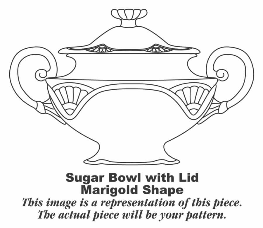 M100 Sugar Bowl & Lid by Homer Laughlin -1