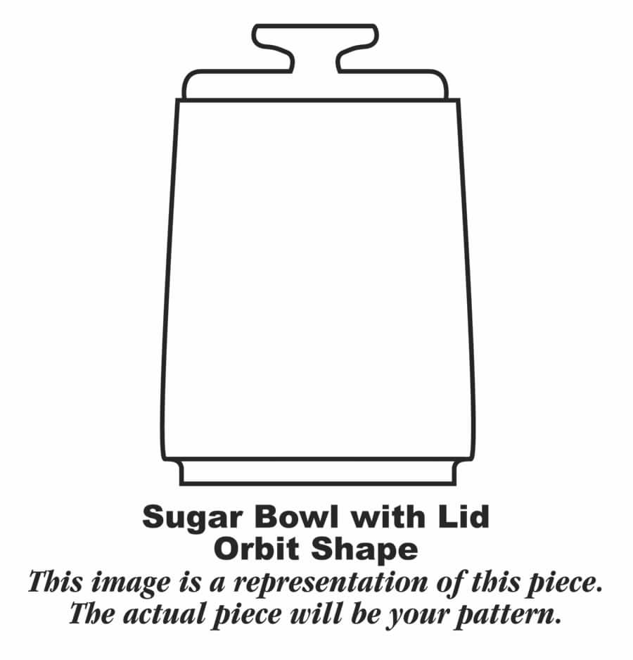 Trent Sugar Bowl & Lid by Homer Laughlin -1