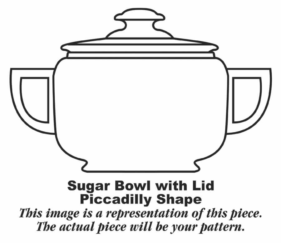 Royal Maroon Sugar Bowl & Lid by Homer Laughlin -1