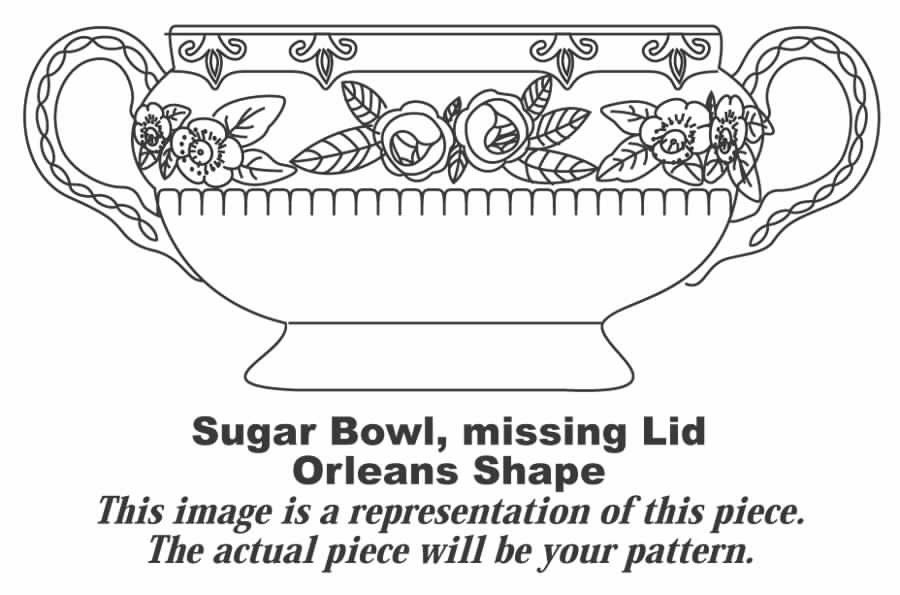 W232 Sugar Bowl No Lid by Homer Laughlin -1