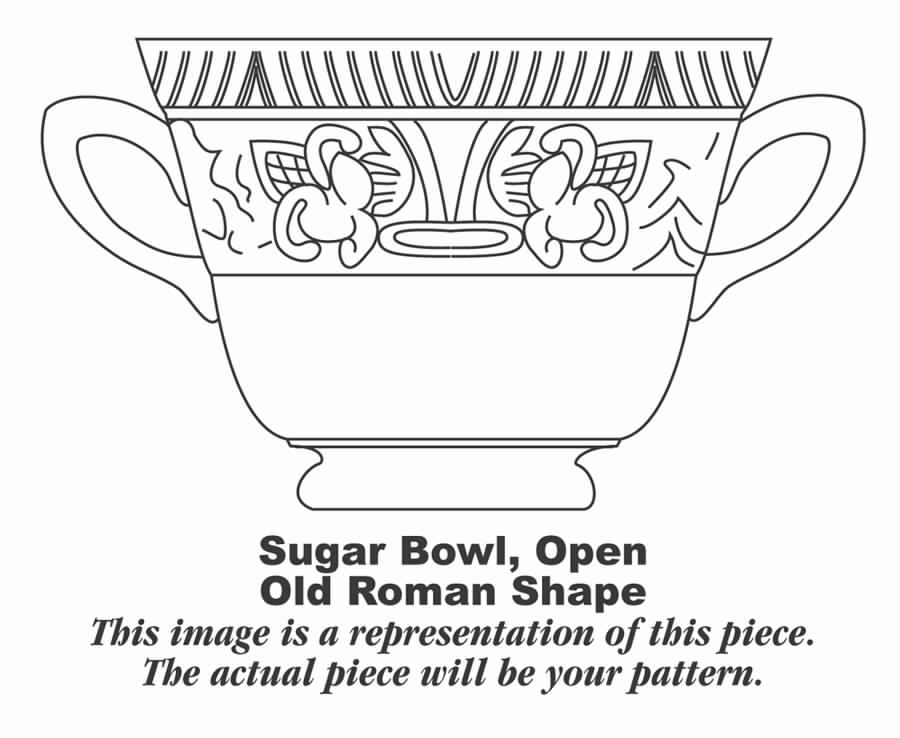 HLC2038 Open Sugar Bowl by Homer Laughlin -1