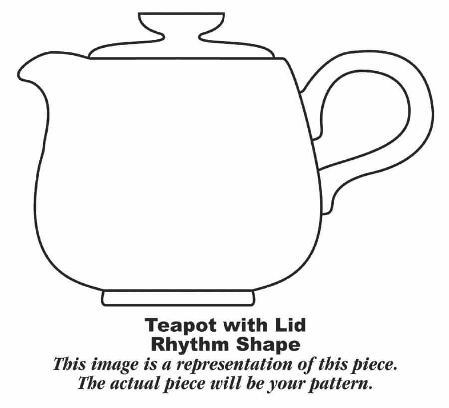 Modern Star Teapot & Lid by Homer Laughlin -1