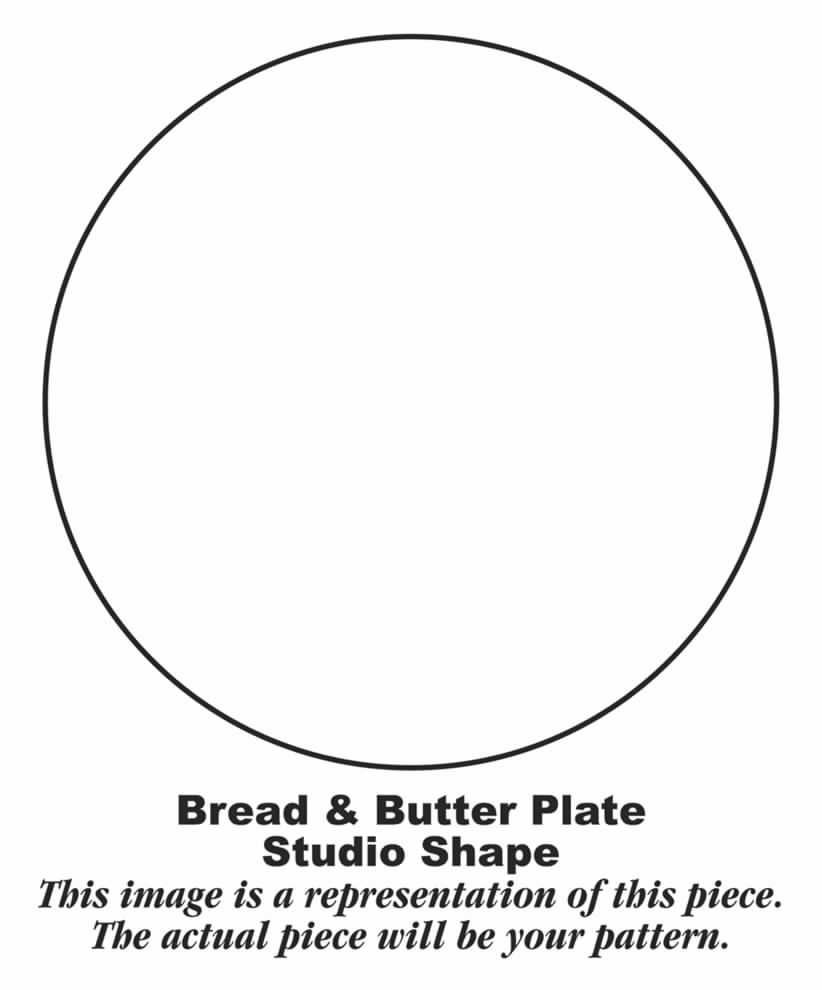 Blue Star Bread & Butter Plate by Homer Laughlin -1