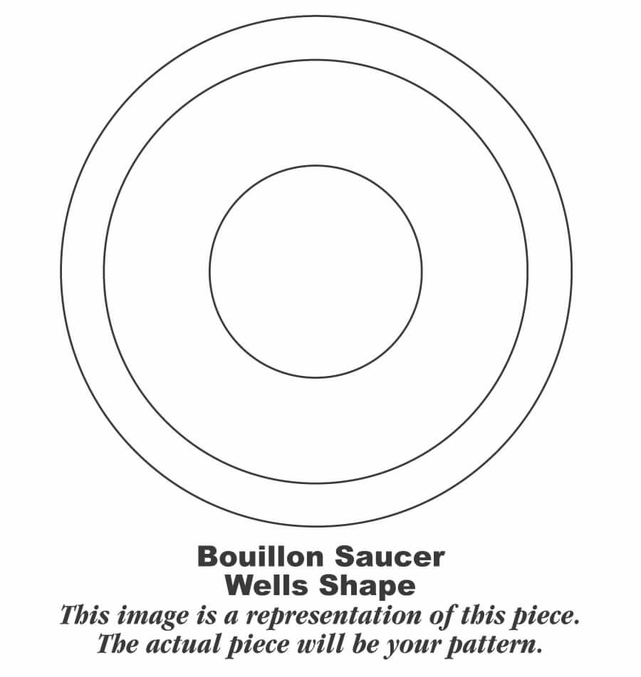 W9823 Saucer for Bouillon Cup by Homer Laughlin -1