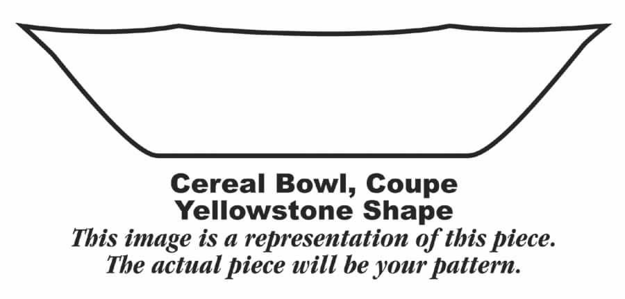 W132 Coupe Cereal Bowl by Homer Laughlin -1