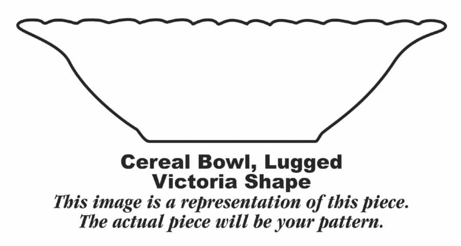 Silver Swirl Lugged Cereal Bowl by Homer Laughlin -1