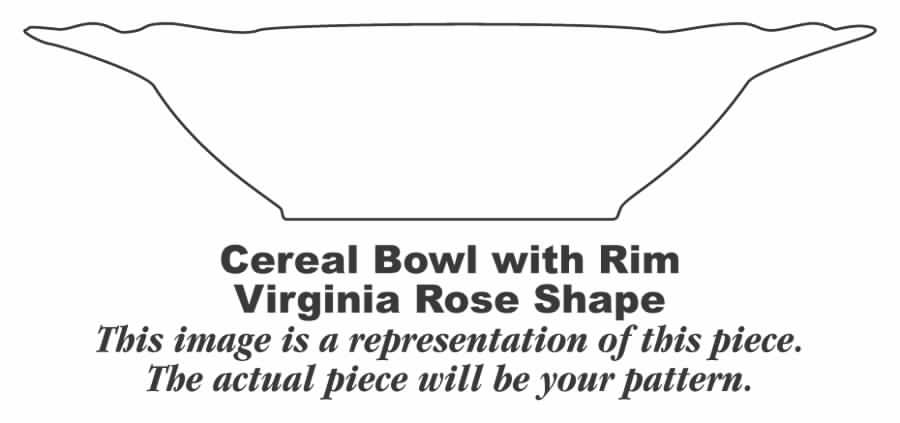 Springtime (Virginia Rose) Rim Cereal Bowl by Homer Laughlin -1