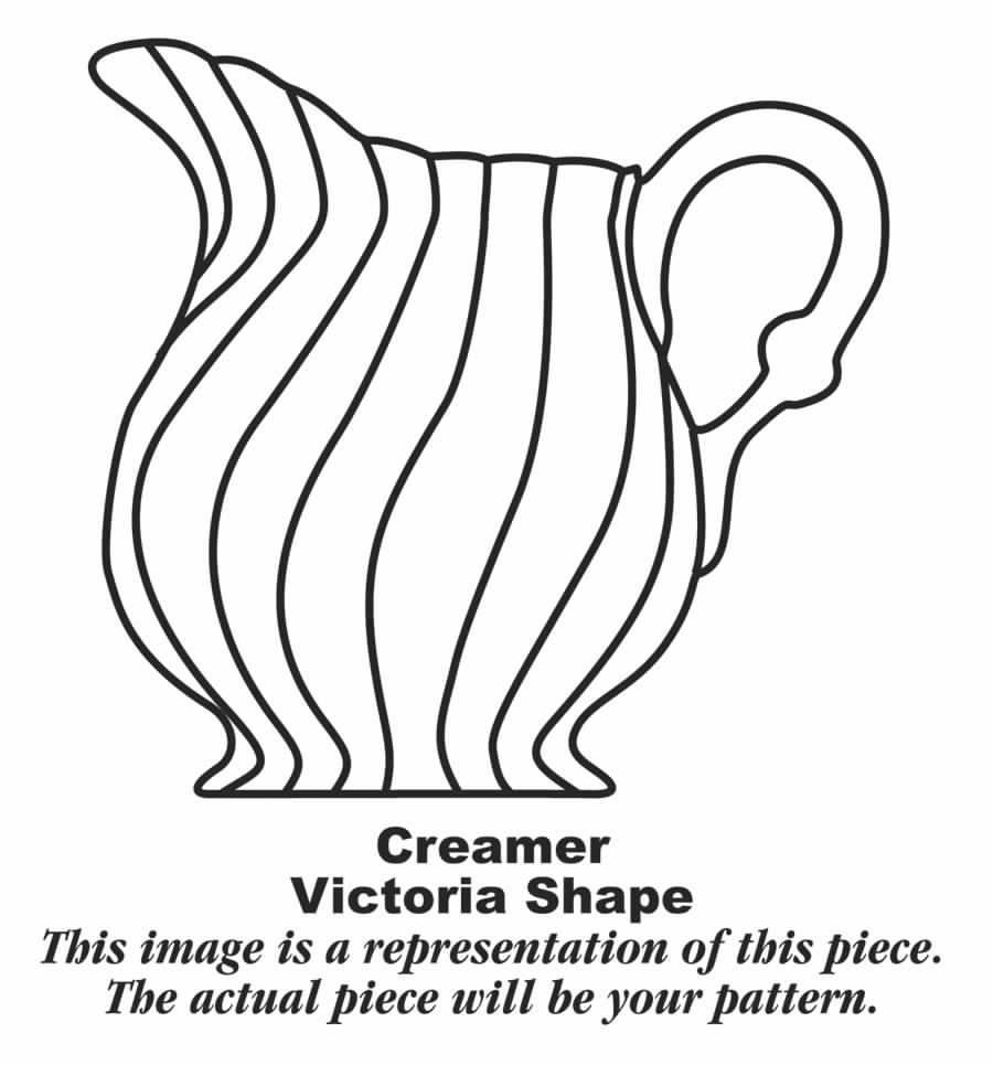 Rambling Rose Creamer by Homer Laughlin -1