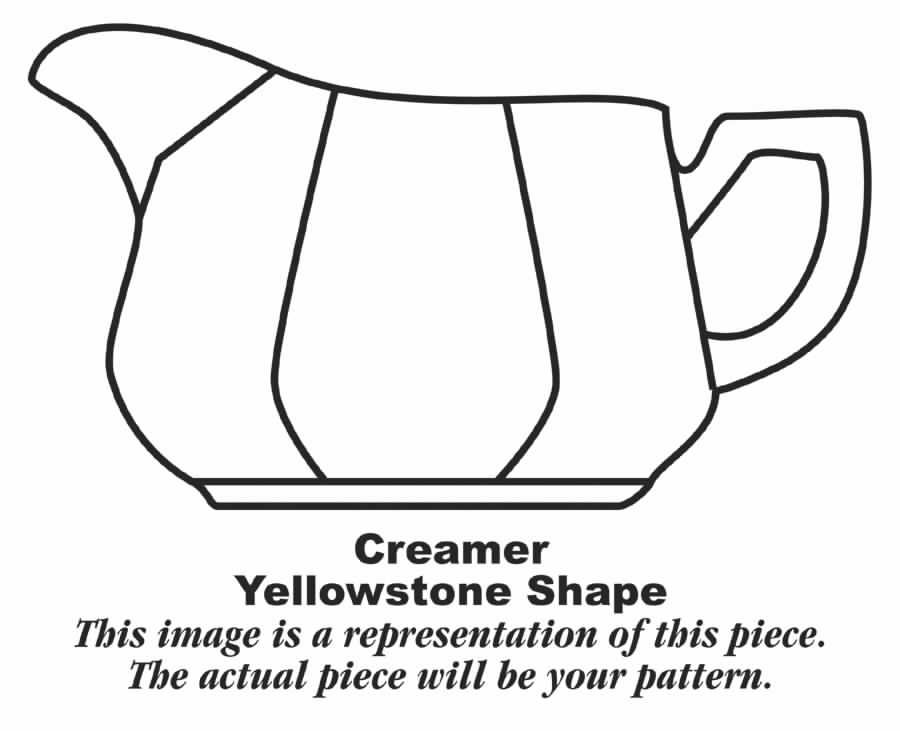 Wild Rose Creamer by Homer Laughlin -1