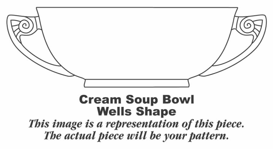 Wells Art Glaze Rust Flat Cream Soup Bowl by Homer Laughlin -1