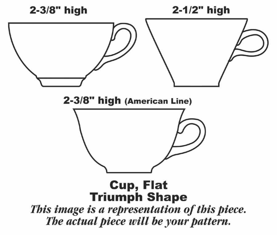 Spring Rose Flat Cup by Homer Laughlin -1