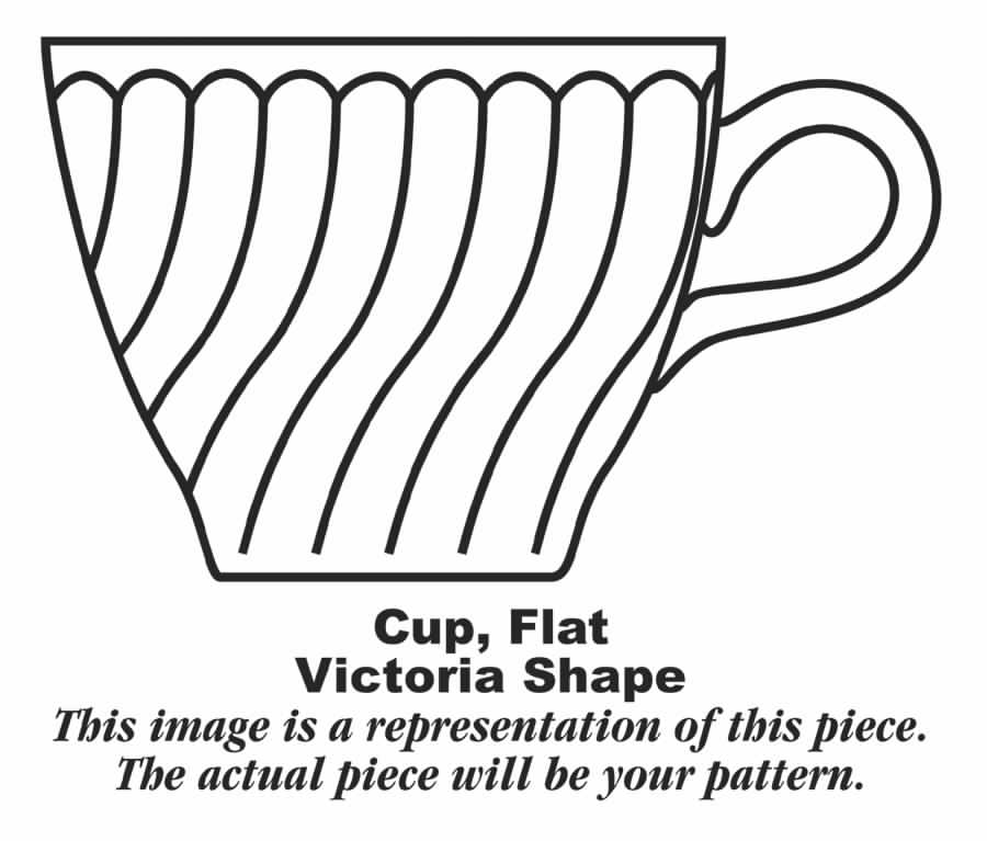 Silver Swirl Flat Cup by Homer Laughlin -1