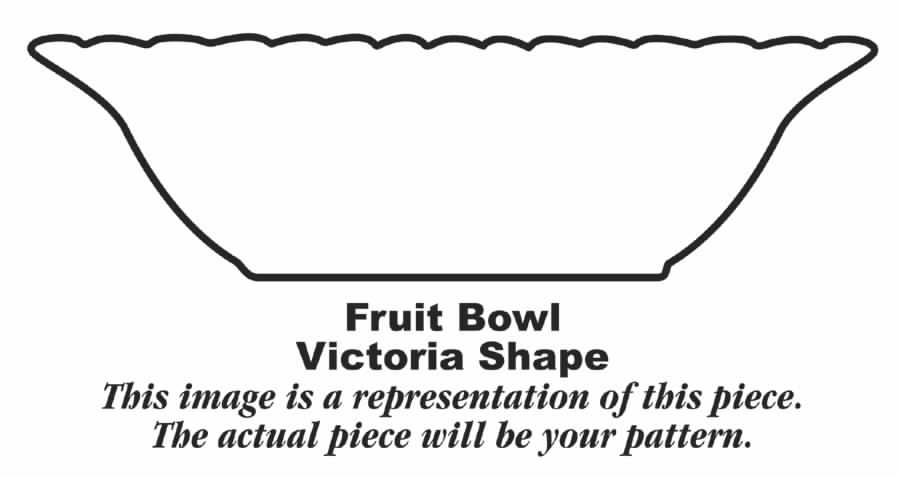 Rambling Rose Fruit/Dessert (Sauce) Bowl by Homer Laughlin -1