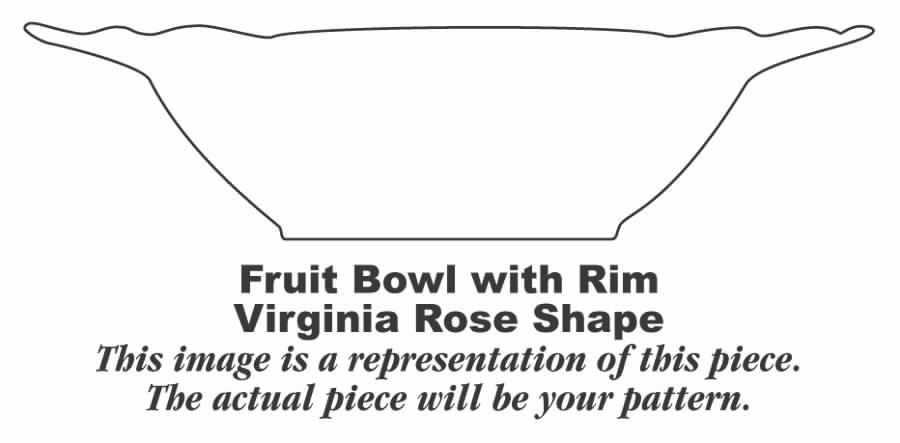 VR135 Rim Fruit/Dessert (Sauce) Bowl by Homer Laughlin -1