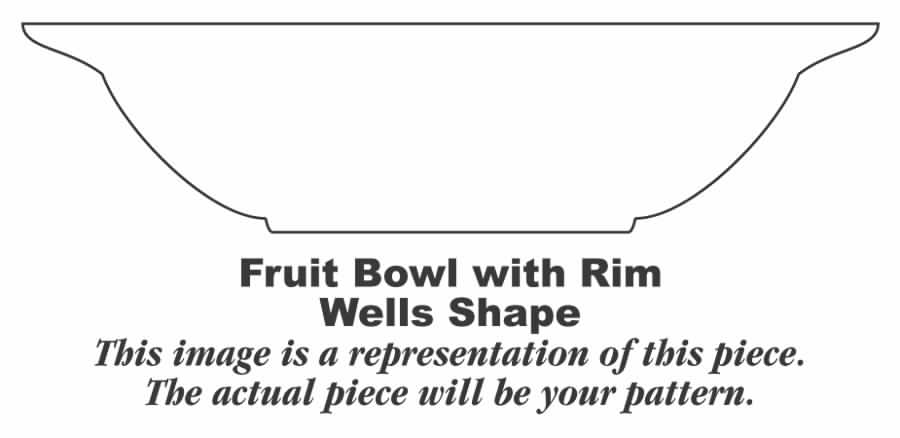 Wells Art Glaze Green Rim Fruit/Dessert (Sauce) Bowl by Homer Laughlin -1