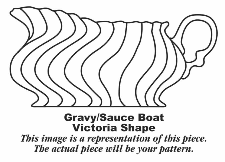 Silver Swirl Gravy Boat by Homer Laughlin -1