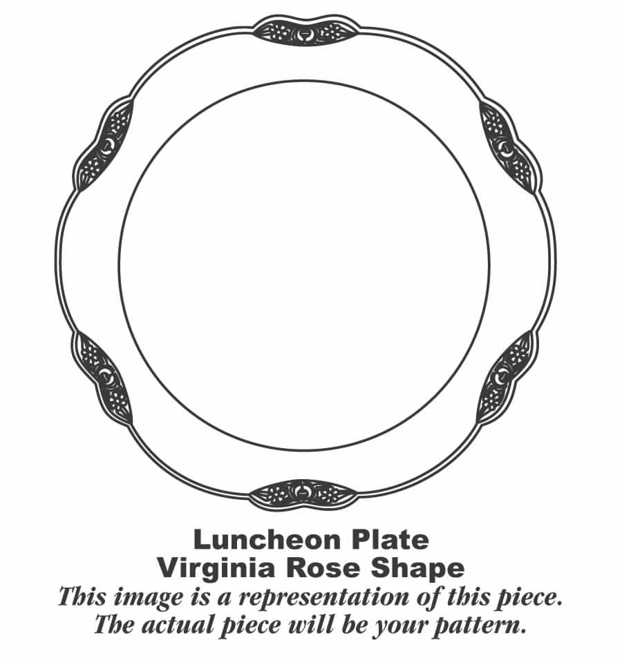 VR431 Luncheon Plate by Homer Laughlin -1