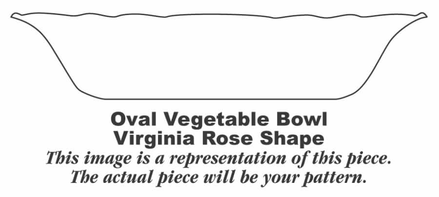 VR135 10" Oval Vegetable Bowl by Homer Laughlin -1