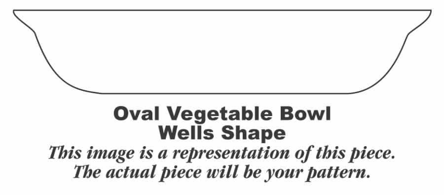 Wells Art Glaze Green 9" Oval Vegetable Bowl by Homer Laughlin -1