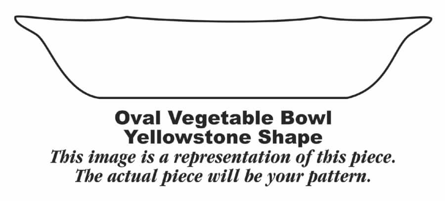W127-30 9" Oval Vegetable Bowl by Homer Laughlin -1