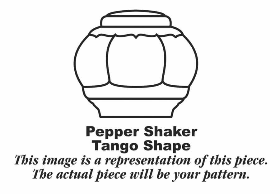 Tango Blue Pepper Shaker by Homer Laughlin -1