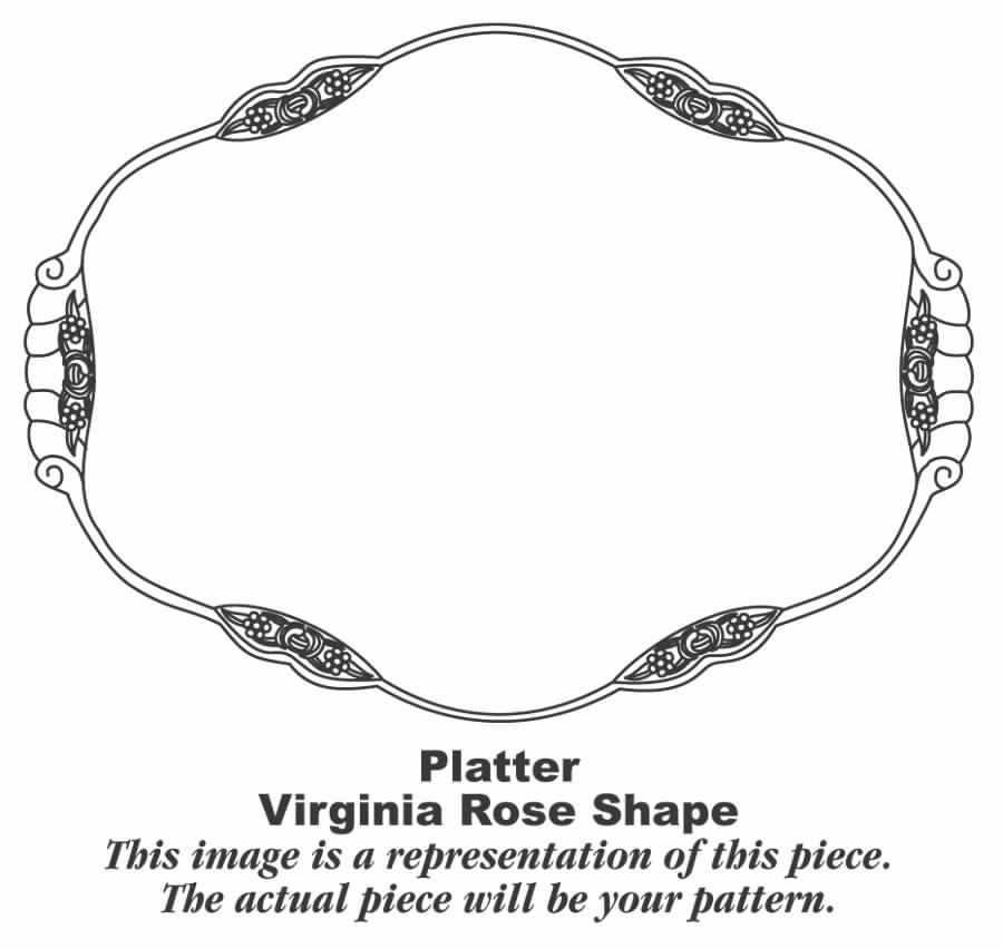 VR135 10" Oval Serving Platter by Homer Laughlin -1