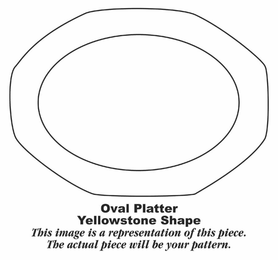 W132 10" Oval Serving Platter by Homer Laughlin -1