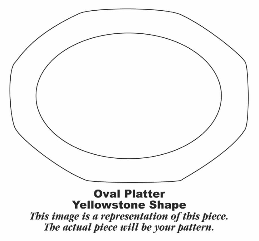 Y795 16" Oval Serving Platter by Homer Laughlin -1