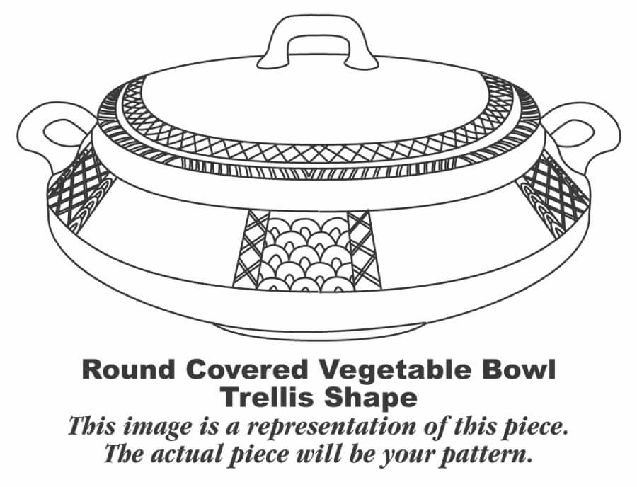 QO10 Round Covered Vegetable by Homer Laughlin -1