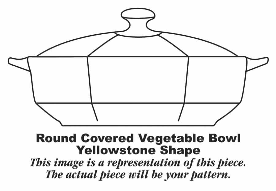 HLC3869 Round Covered Vegetable by Homer Laughlin -1