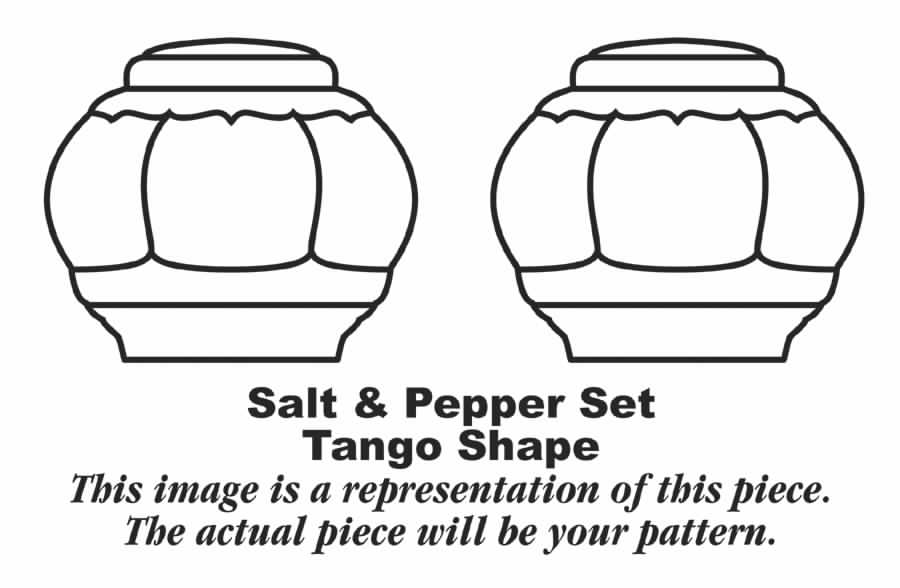 Tango Fiesta Red Salt & Pepper Set by Homer Laughlin -1