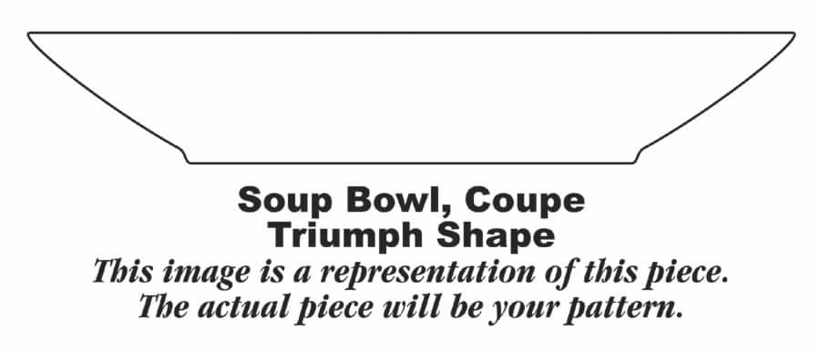 Pastel Rose Coupe Soup Bowl by Homer Laughlin -1