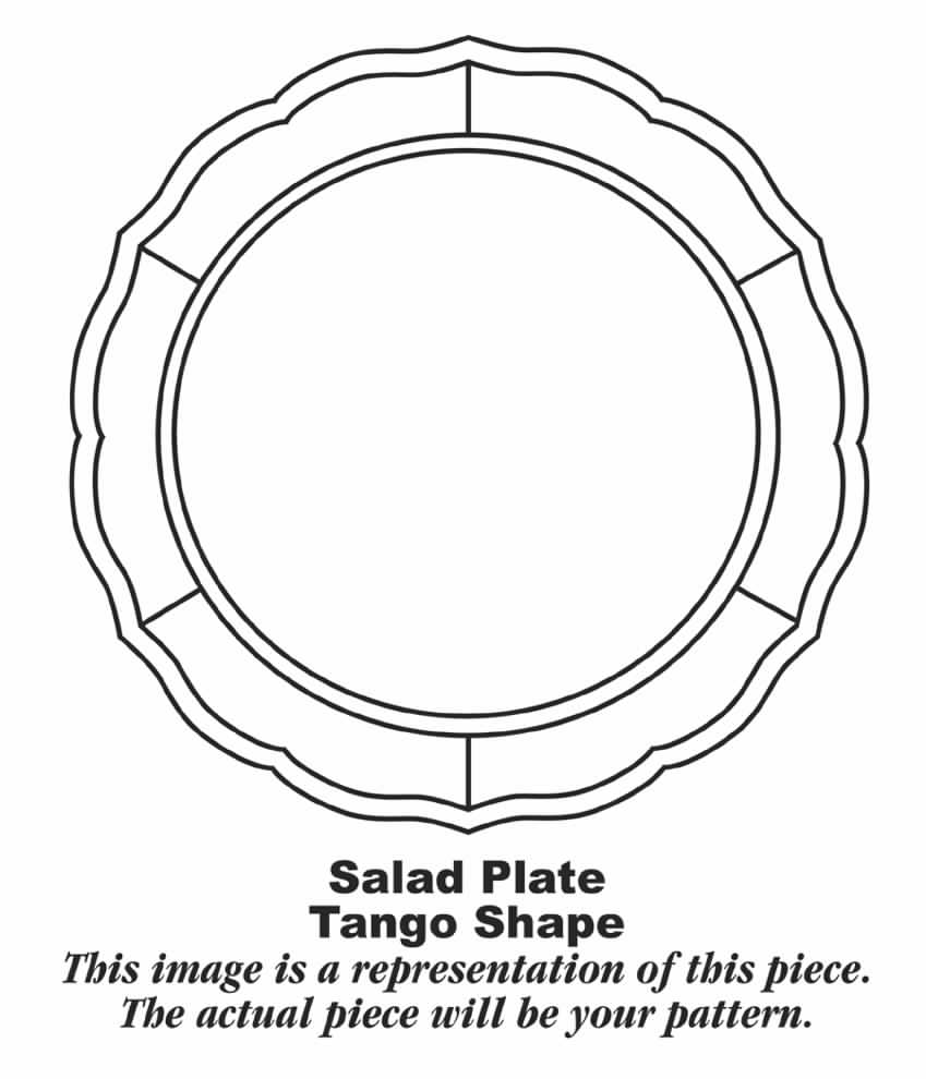 Tango Green Salad Plate by Homer Laughlin -1