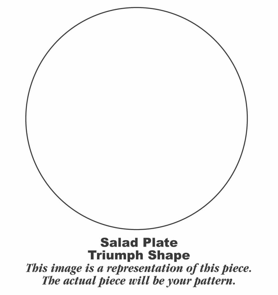 Pastel Rose Salad Plate by Homer Laughlin -1