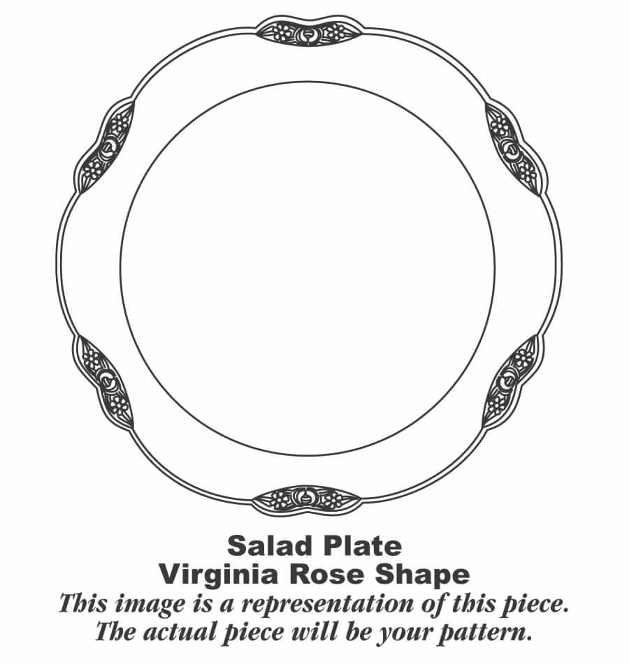 VR135 Salad Plate by Homer Laughlin -1