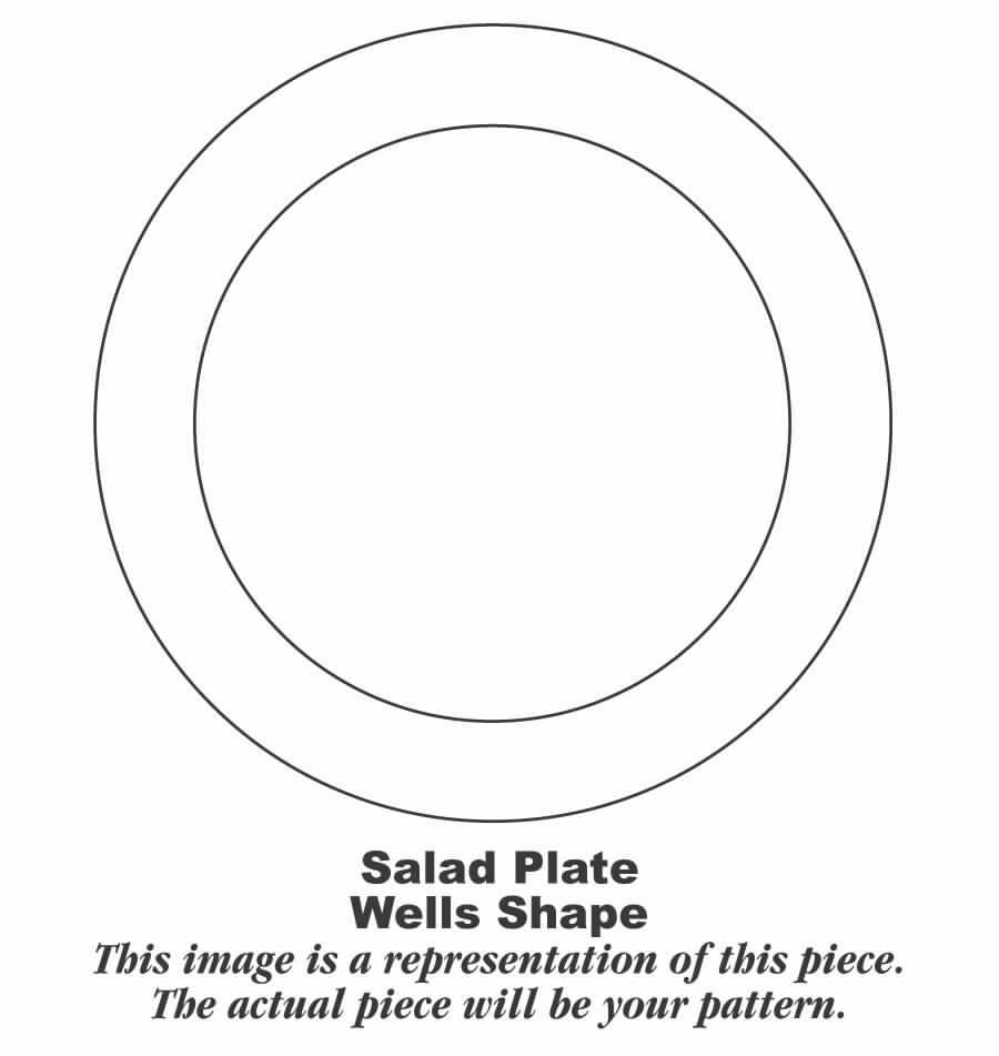 Wells Art Glaze Green Salad Plate by Homer Laughlin -1