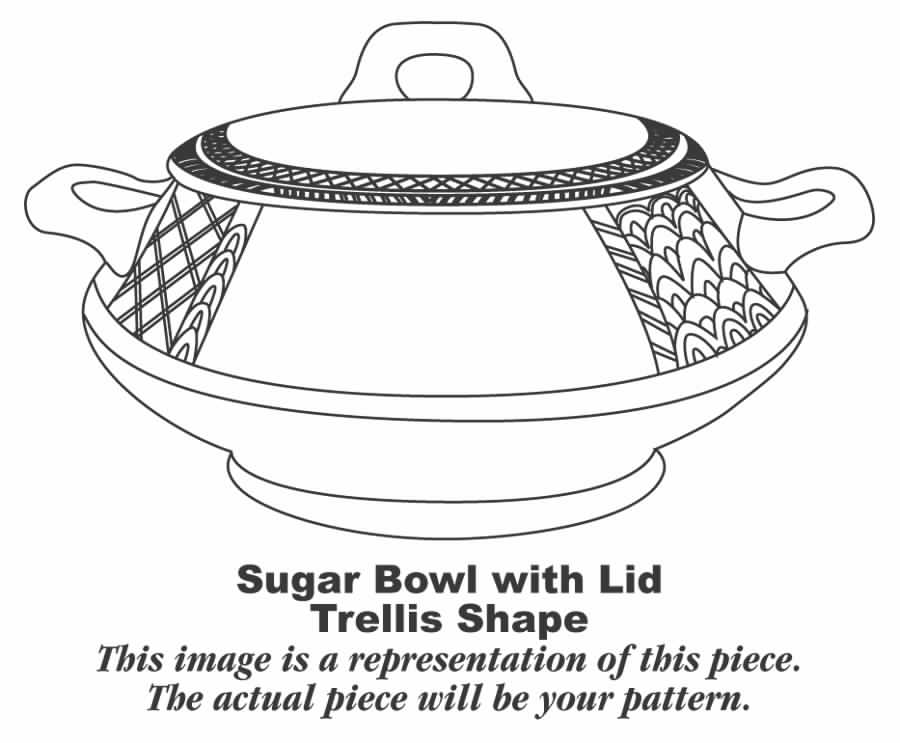 HLC2078 Sugar Bowl & Lid by Homer Laughlin -1