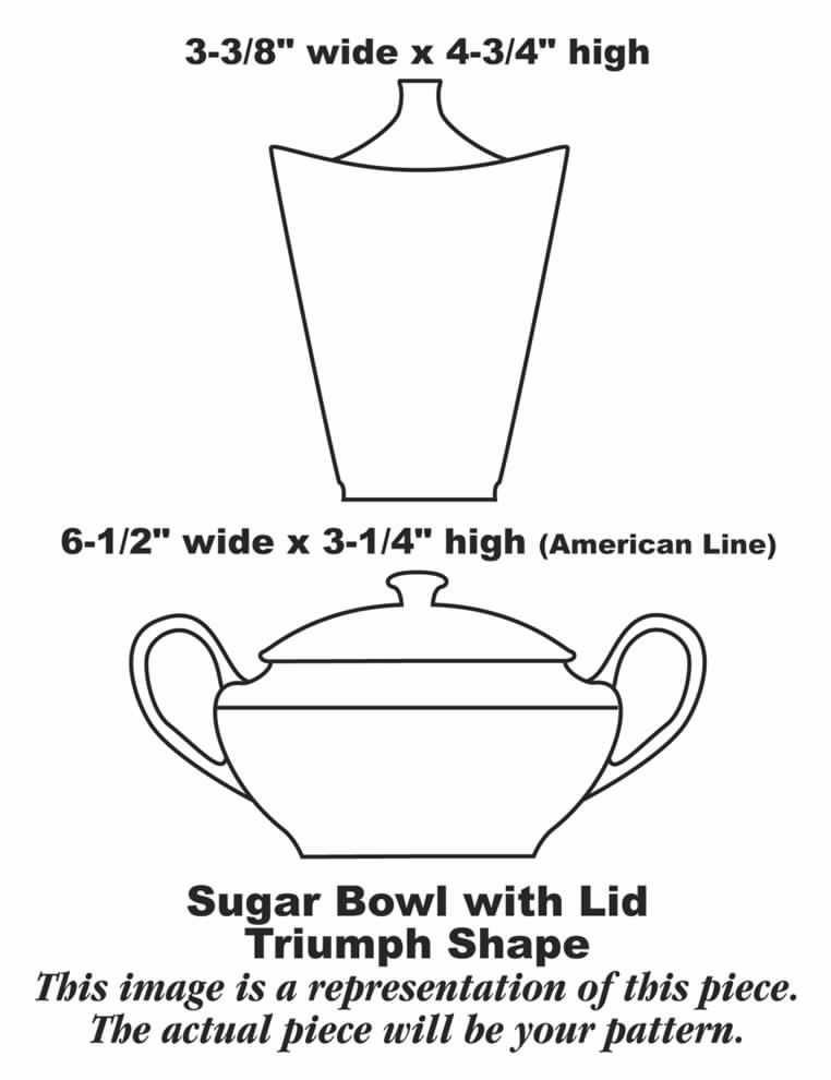 Pastel Rose Sugar Bowl & Lid by Homer Laughlin -1