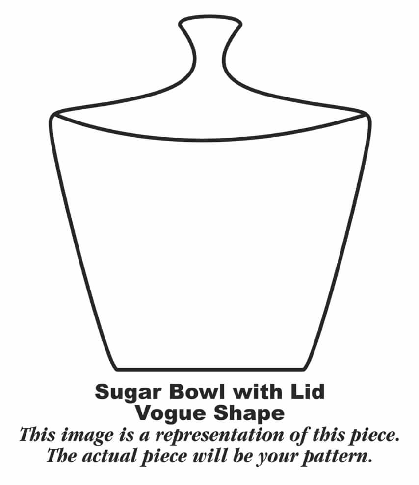 HLC470 Sugar Bowl & Lid by Homer Laughlin -1