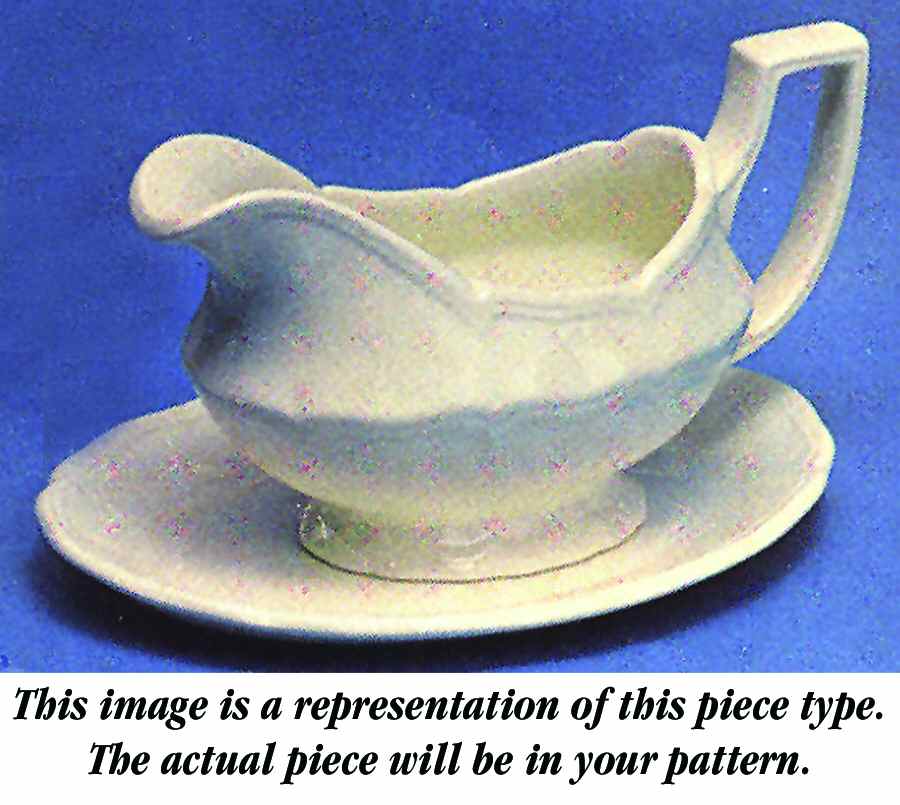 County Clare Gravy Boat & Underplate/Relish by Johnson Brothers-1